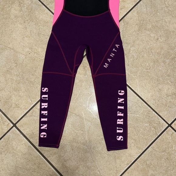 DIVE & SAIL Scuba Suit Kids Neoprene Thermal Wetsuit Girls Pink L - Picture 6 of 10